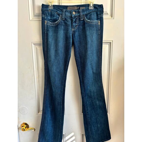 Vintage Frankie B low rise y2k jeans with studded pockets size 27 - Picture 2 of 8